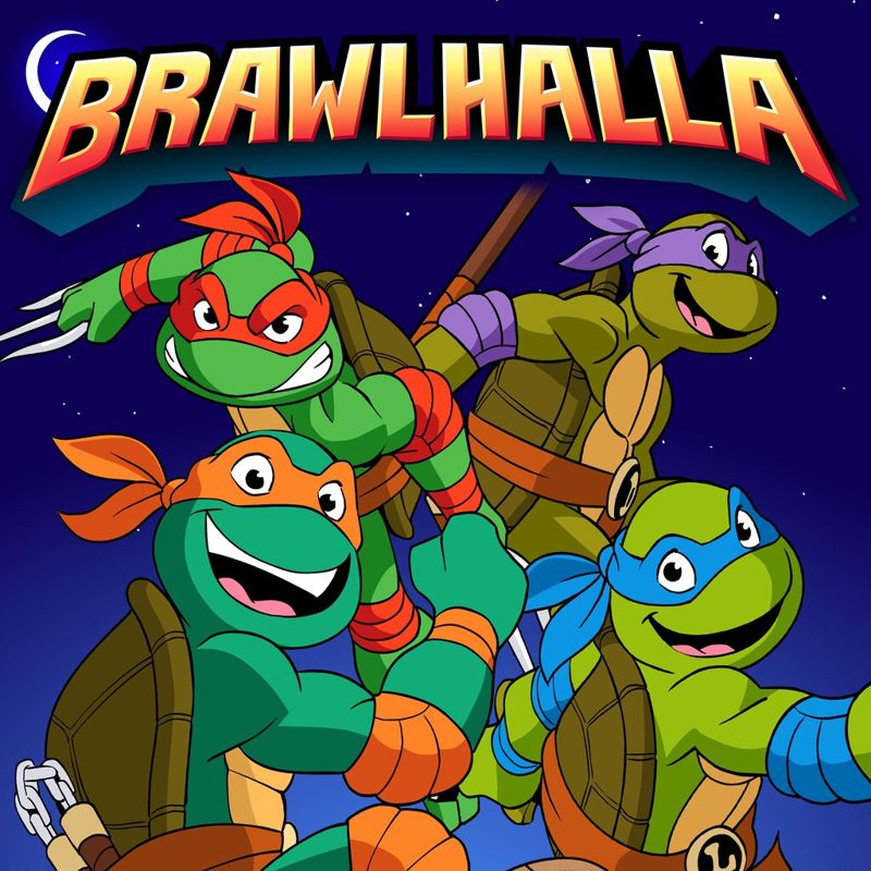 Front Cover for Brawlhalla (PlayStation 4) (download release): Teenage Mutant Ninja Turtles cover
