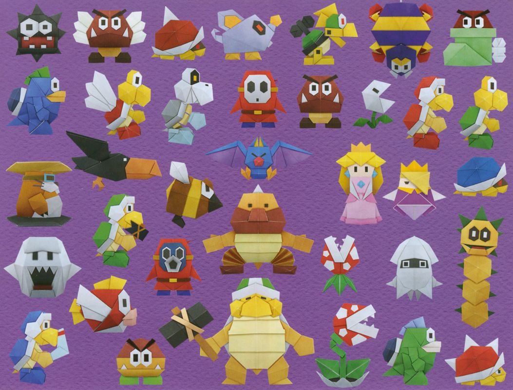 Inside Cover for Paper Mario: The Origami King (Nintendo Switch)