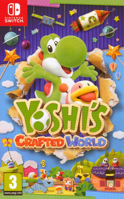 Front Cover for Yoshi's Crafted World (Nintendo Switch)