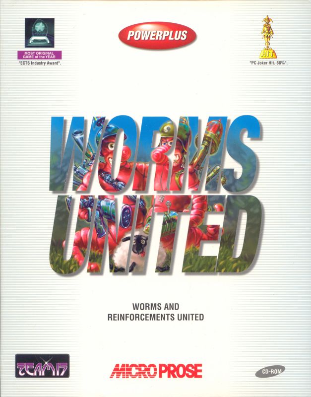 Front Cover for Worms United (DOS) (PowerPlus release)