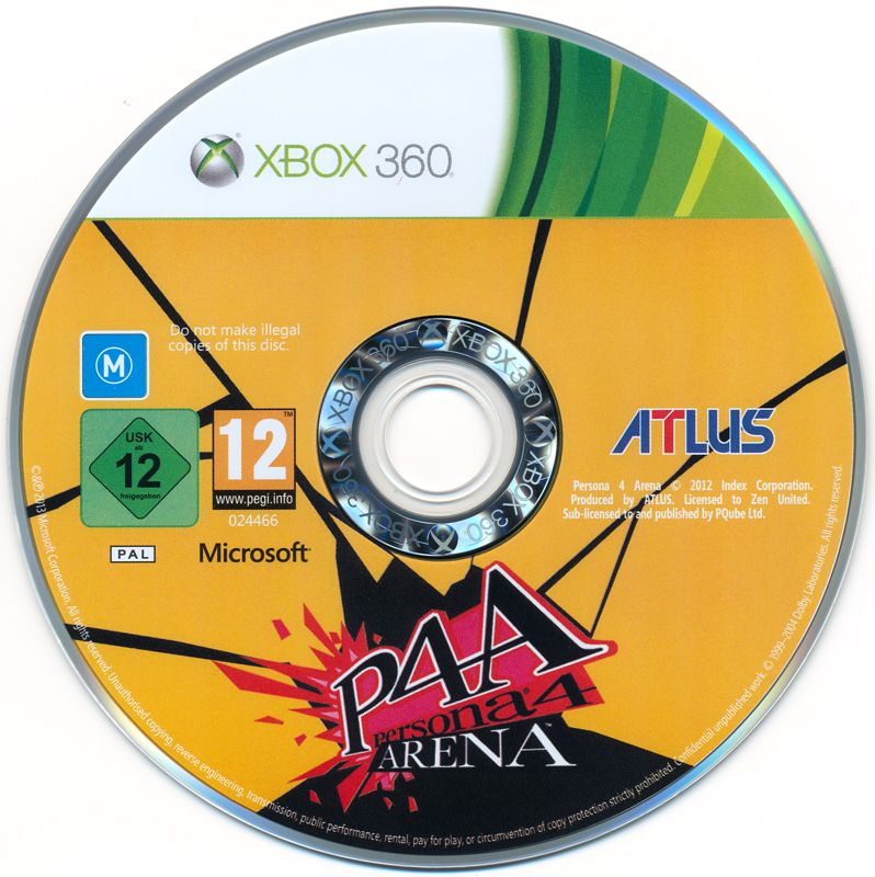 Media for Persona 4: Arena (Xbox 360) (General European release)