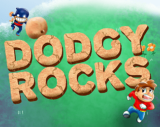 Front Cover for Dodgy Rocks (Linux and Macintosh and Windows) (itch.io release)