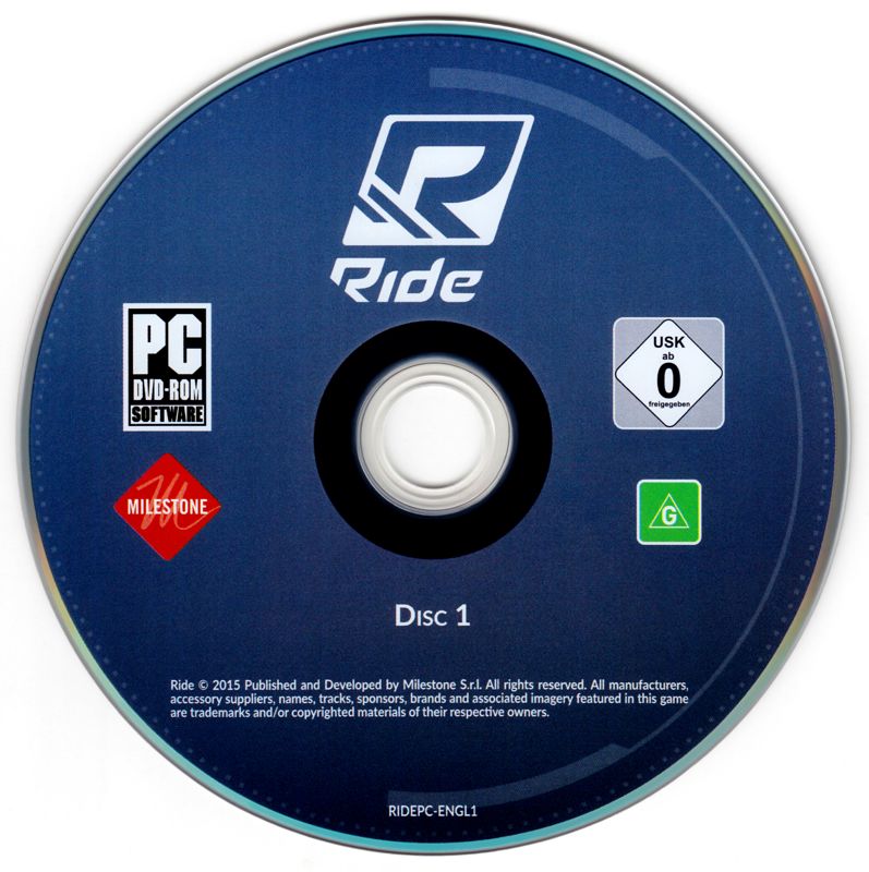 Media for Ride (Windows): Disc 1