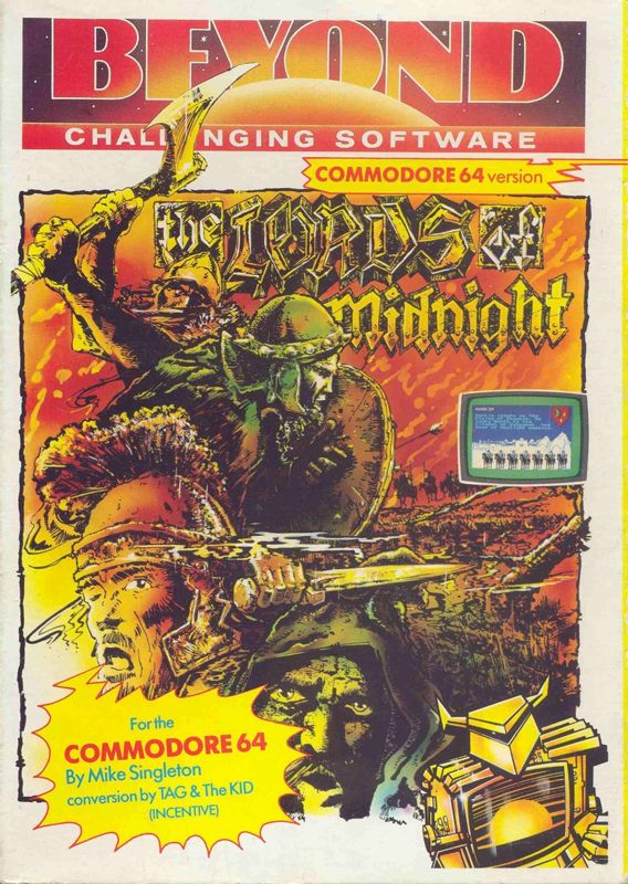 Front Cover for The Lords of Midnight (Commodore 64)