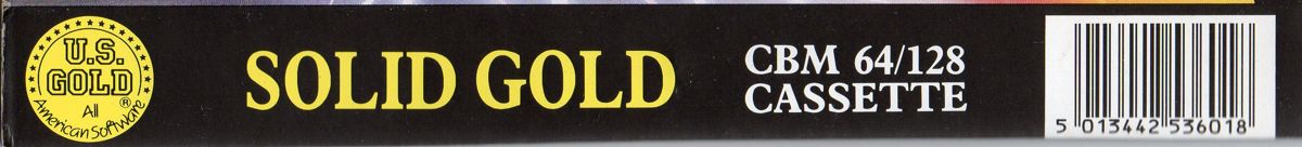 Spine/Sides for Solid Gold (Commodore 64)