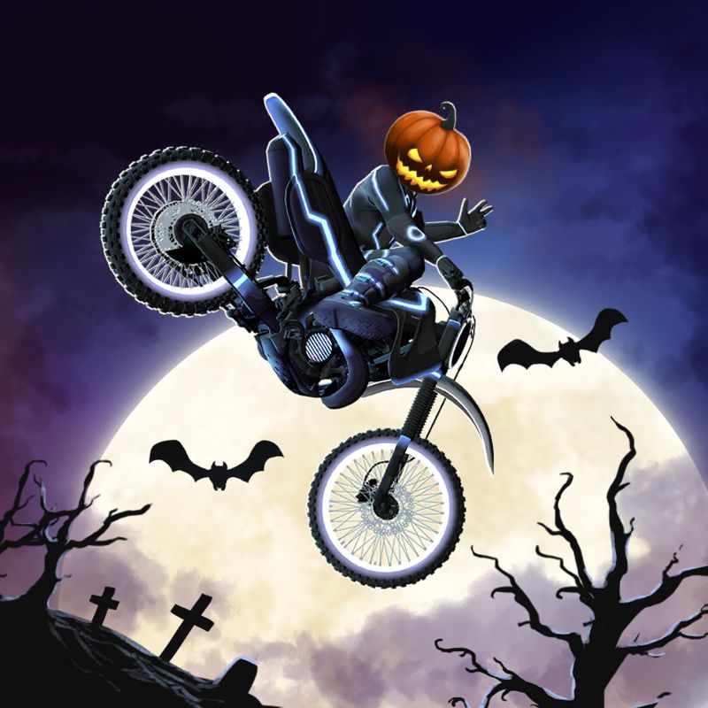 Front Cover for Mad Skills Motocross 3 (iPad and iPhone): 2021 Halloween cover