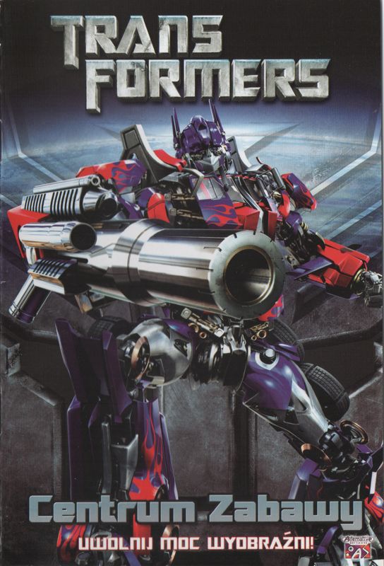 Manual for Transformers: The Game (Windows): Front