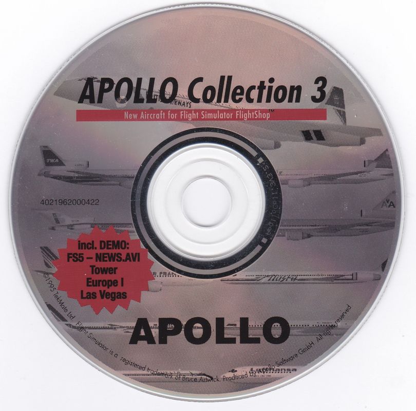 Media for Apollo Collection 3: Great Airlines (DOS)