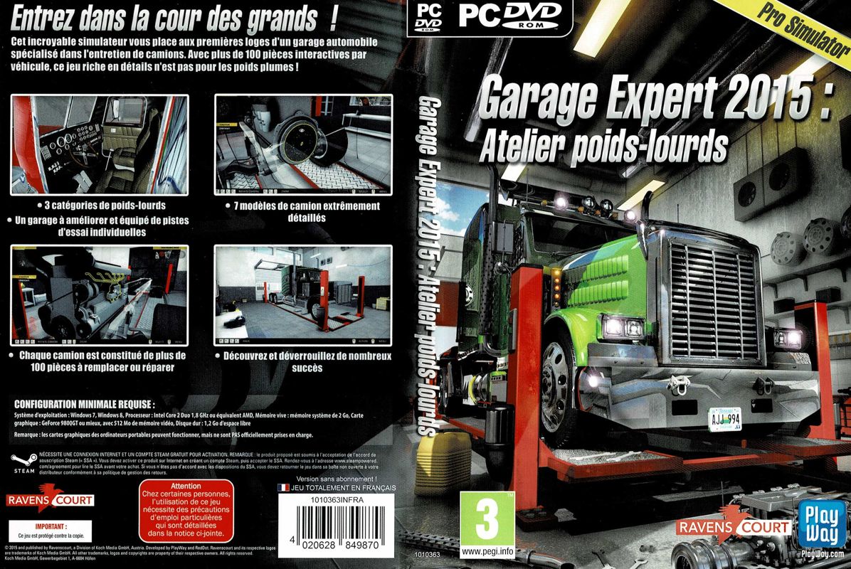 Full Cover for Truck Mechanic Simulator 2015 (Windows)