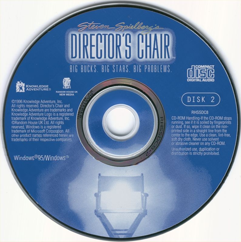 Media for Steven Spielberg's Director's Chair (Windows and Windows 3.x): Disc 2