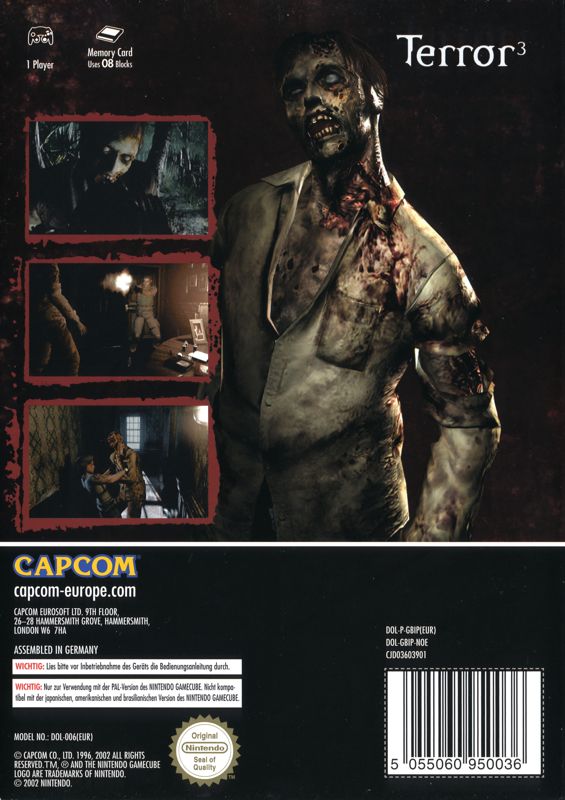 Resident Evil cover or packaging material - MobyGames