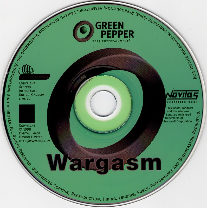 Wargasm cover or packaging material - MobyGames