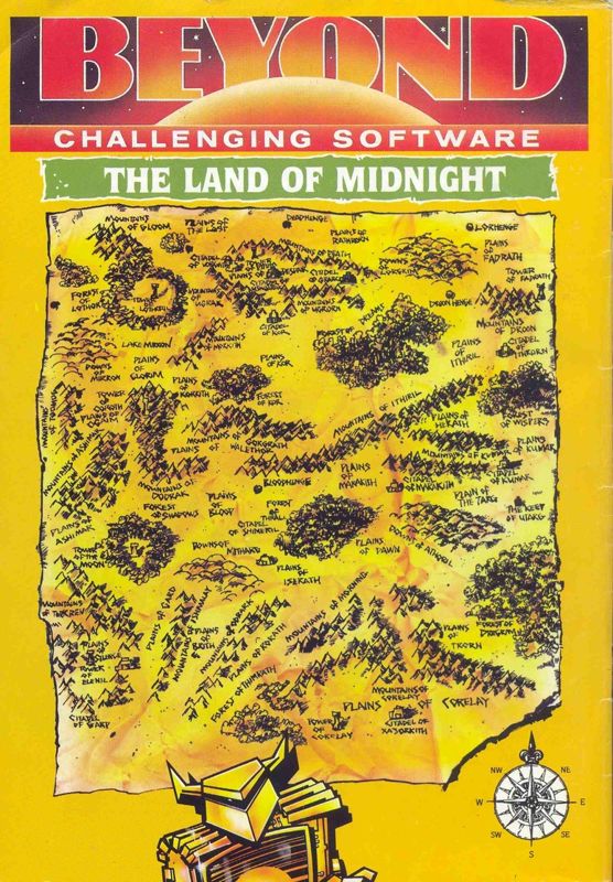 Manual for The Lords of Midnight (Commodore 64): Back