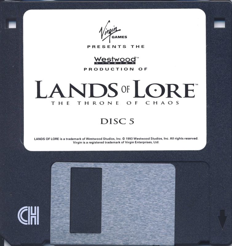 Media for Lands of Lore: The Throne of Chaos (DOS) (3.5" Floppy Disk release): Disk 5