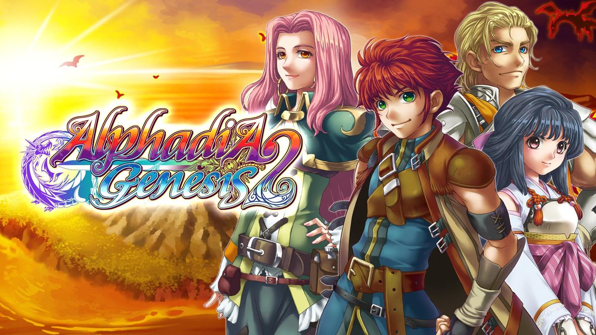 Front Cover for Alphadia Genesis 2 (Nintendo Switch) (download release)