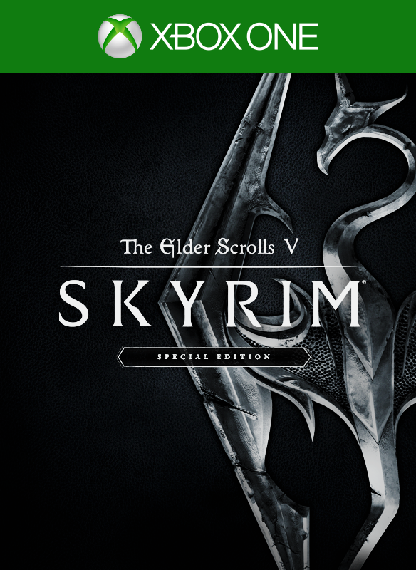 Front Cover for The Elder Scrolls V: Skyrim - Special Edition (Xbox One) (download release): first version
