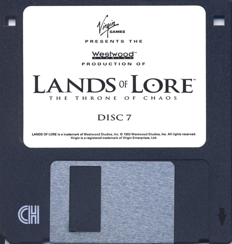 Media for Lands of Lore: The Throne of Chaos (DOS) (3.5" Floppy Disk release): Disk 7
