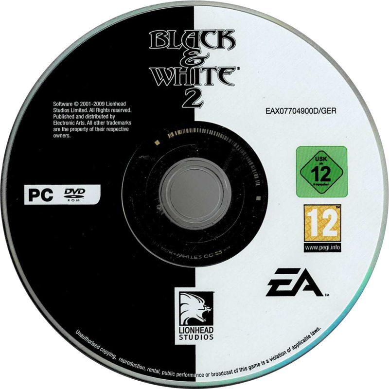 Black & White 2 cover or packaging material MobyGames