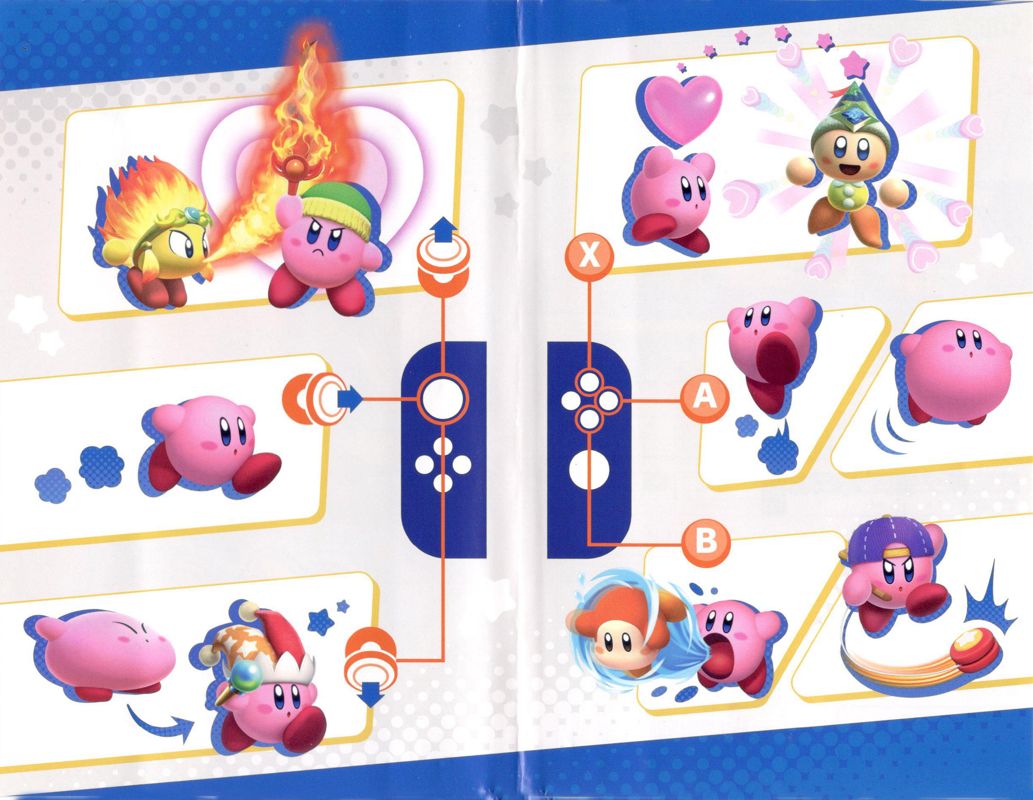 Inside Cover for Kirby Star Allies (Nintendo Switch): Full