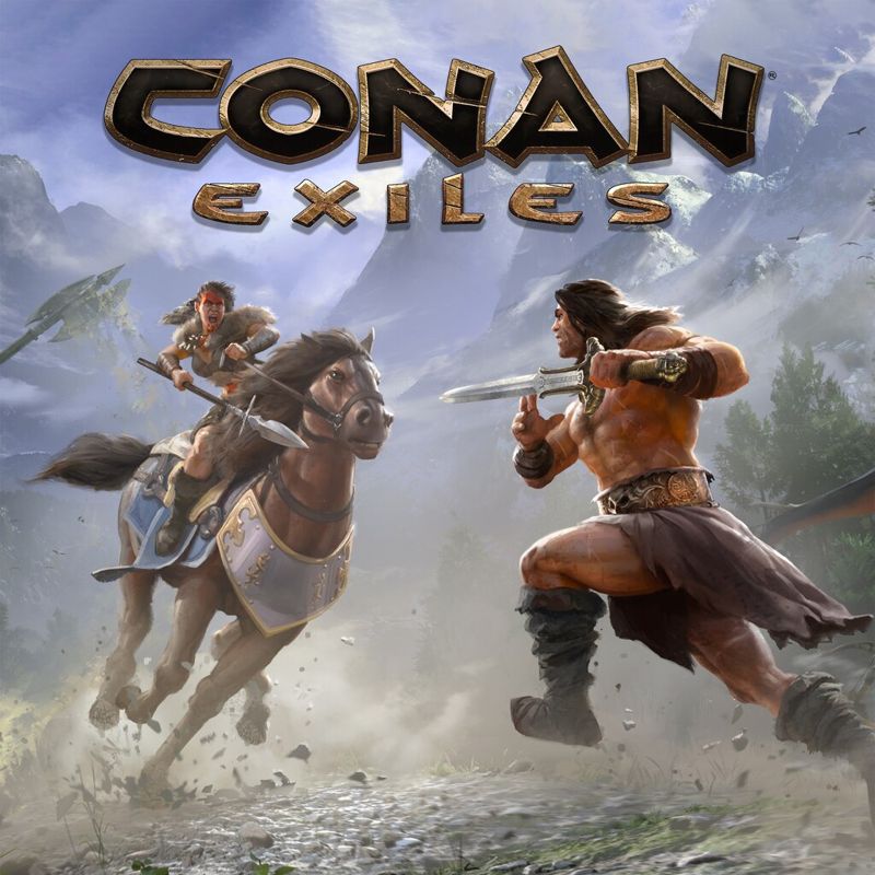 Front Cover for Conan: Exiles (PlayStation 4) (download release (Europe/Oceania version)): 2021 version