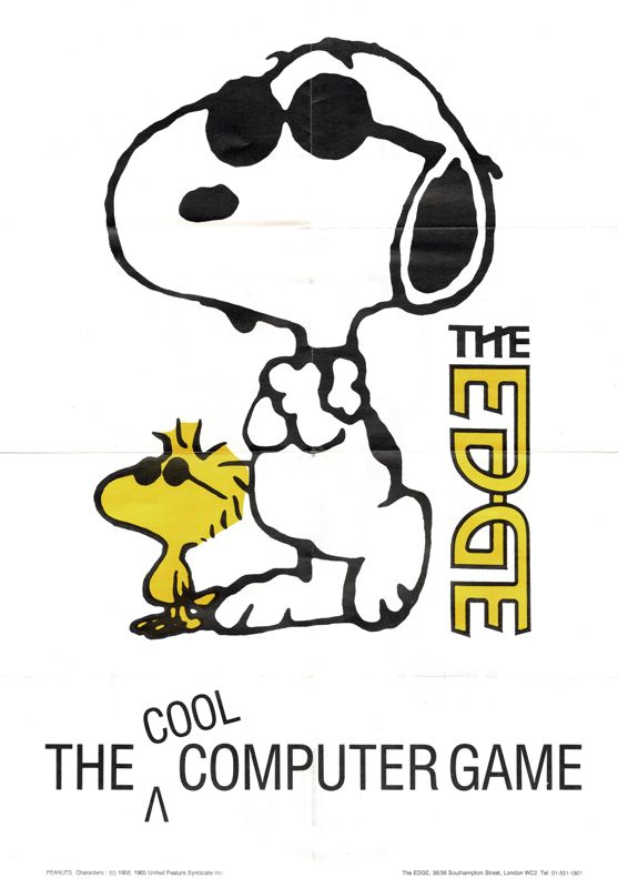 Extras for Snoopy: The Cool Computer Game (DOS): Poster
