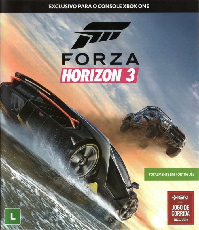 Forza Horizon 3 cover or packaging material - MobyGames