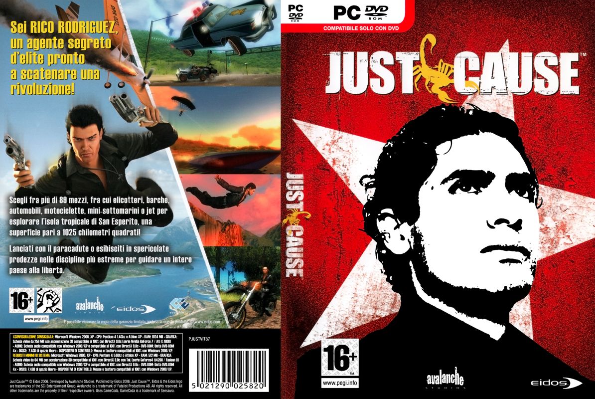 Just Cause cover or packaging material - MobyGames