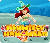 Front Cover for FishWitch Halloween (Macintosh and Windows) (Big Fish Games release)
