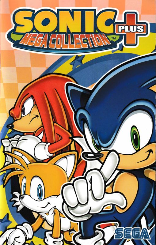 Manual for Sonic Mega Collection Plus (PlayStation 2): Front