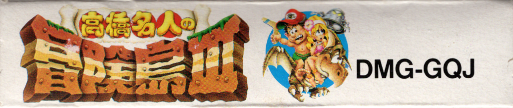 Spine/Sides for Adventure Island 3 (Game Boy): Top