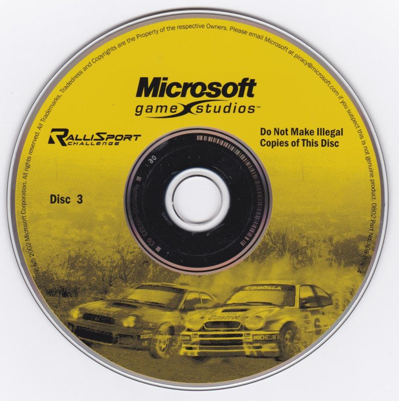 Media for RalliSport Challenge (Windows): Disc 3