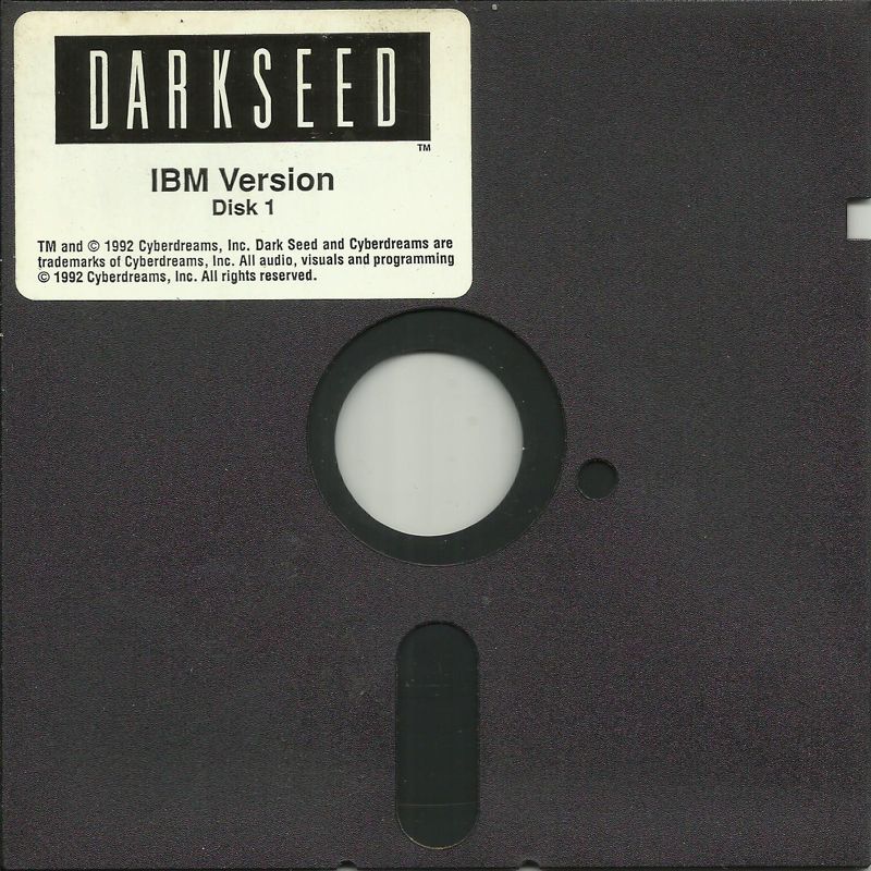 Media for Dark Seed (DOS) (5.25" Release): Disk 1/6
