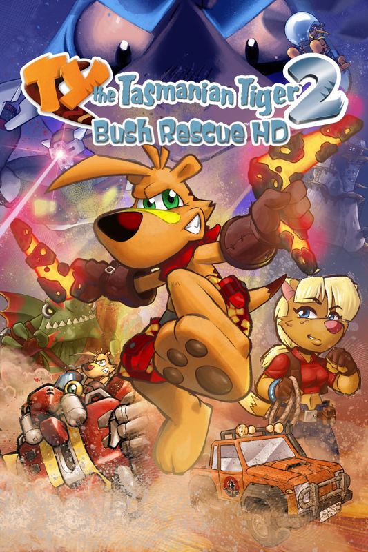 Front Cover for Ty the Tasmanian Tiger 2: Bush Rescue (Xbox One and Xbox Series) (download release)