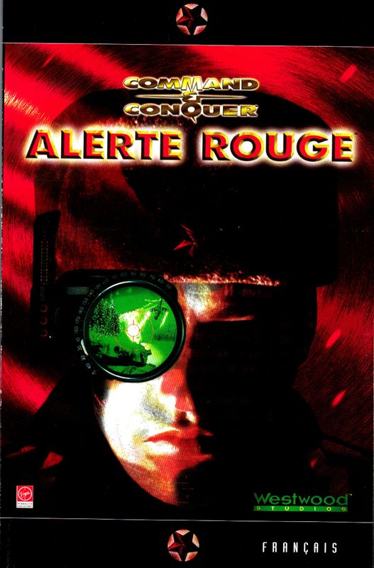 Manual for Command & Conquer: Red Alert (DOS and Windows): Front (110-page)