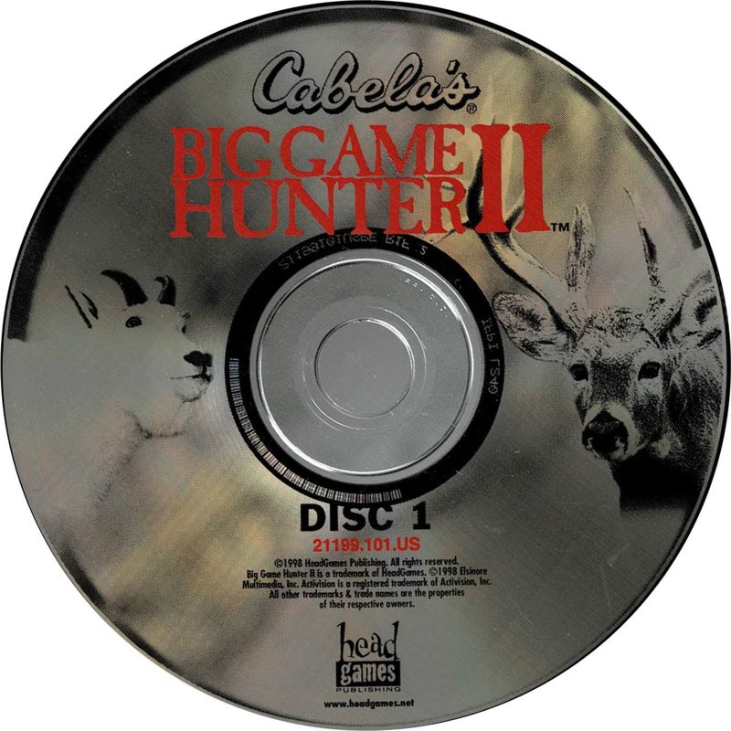 Media for Cabela's Big Game Hunter II (Windows): Disc 1