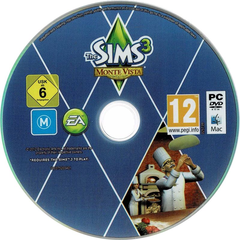 The Sims 3: Monte Vista cover or packaging material - MobyGames