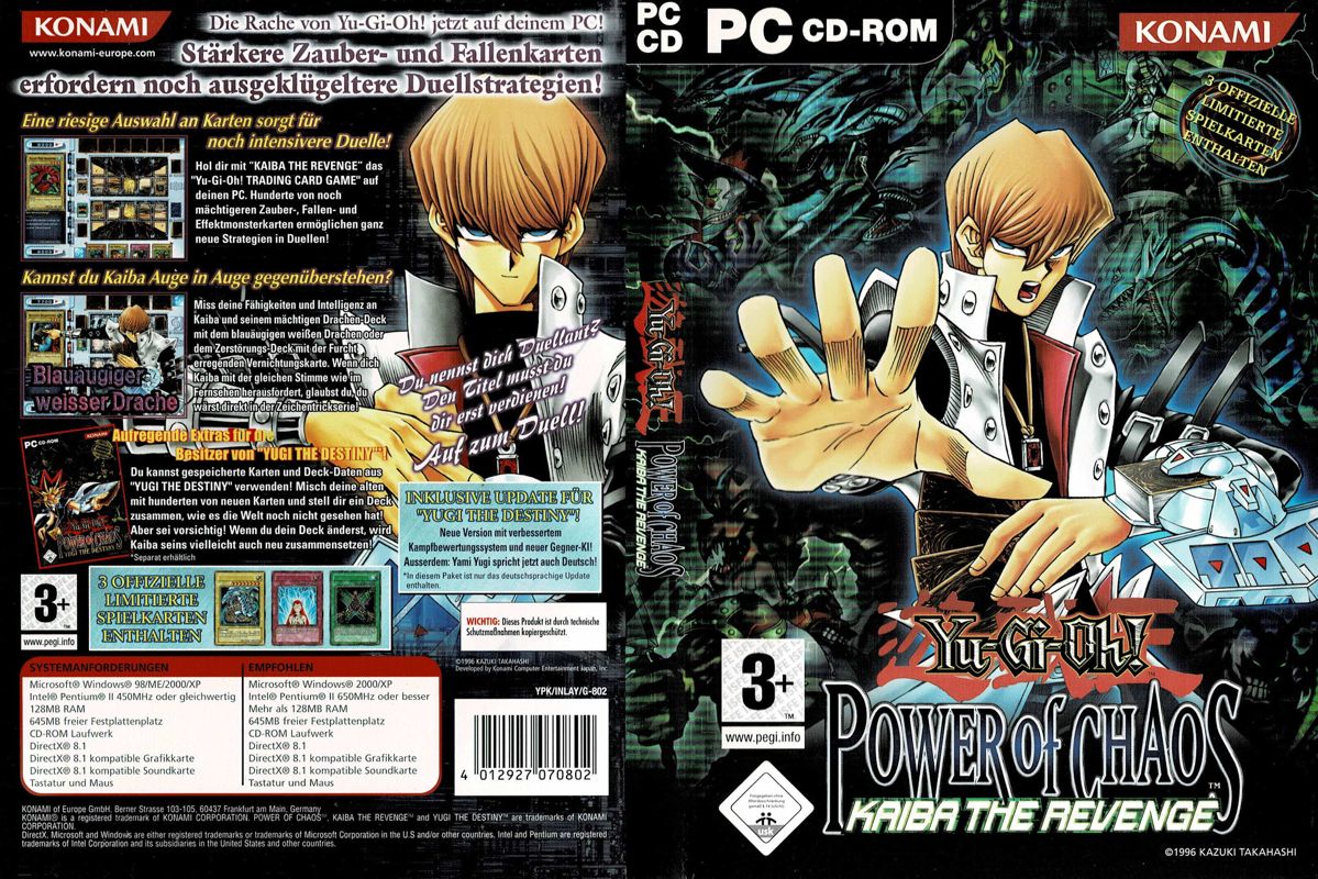 Yu Gi Oh Power Of Chaos Kaiba The Revenge Cover Or Packaging Material Mobygames 0878