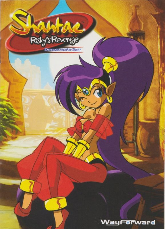 Manual for Shantae: Risky's Revenge - Director's Cut (Nintendo Switch) (Limited Run Games #84 release): Front