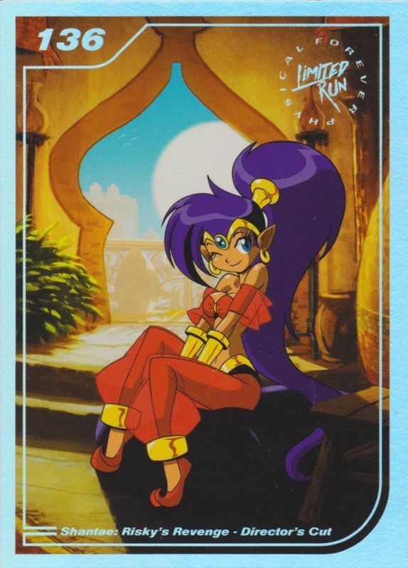 Extras for Shantae: Risky's Revenge - Director's Cut (Nintendo Switch) (Limited Run Games #84 release): LRG Card - Front