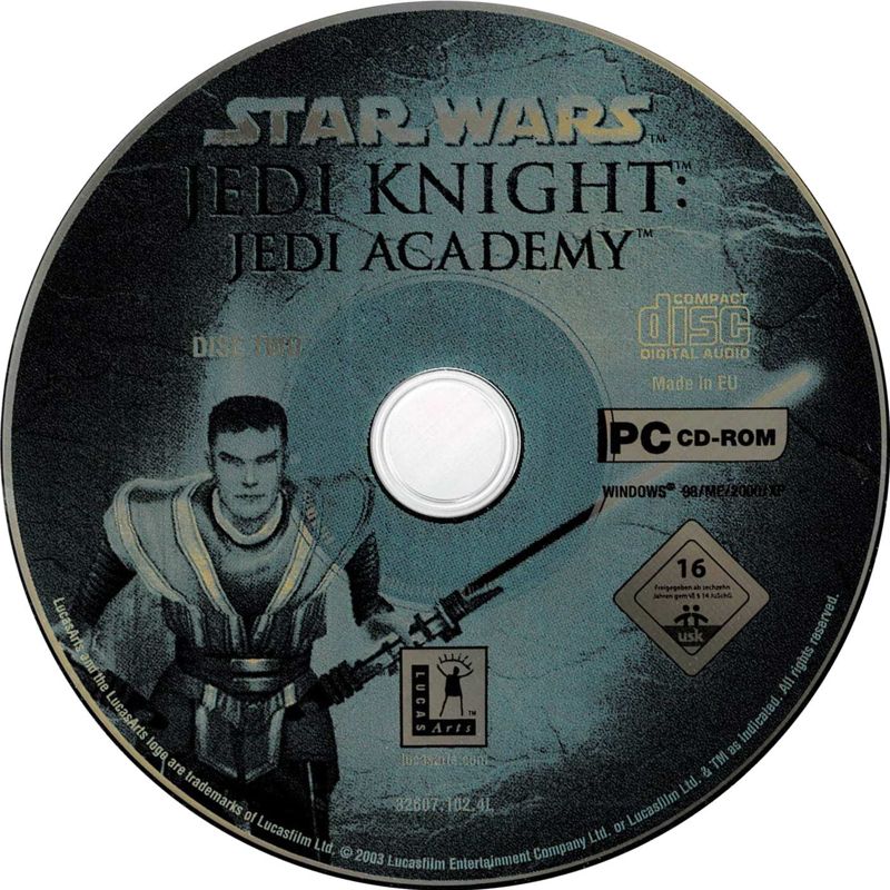 Media for Star Wars: Jedi Knight - Jedi Academy (Windows): Disc 2