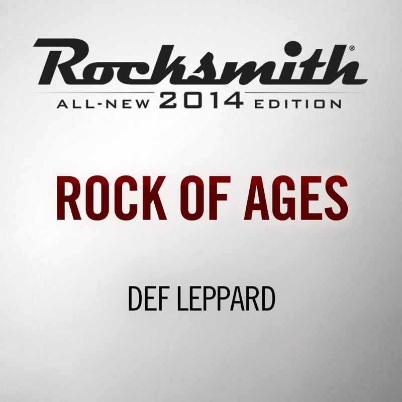 Front Cover for Rocksmith: All-new 2014 Edition - Def Leppard: Rock of Ages (PlayStation 3 and PlayStation 4) (PSN (SEN) release)