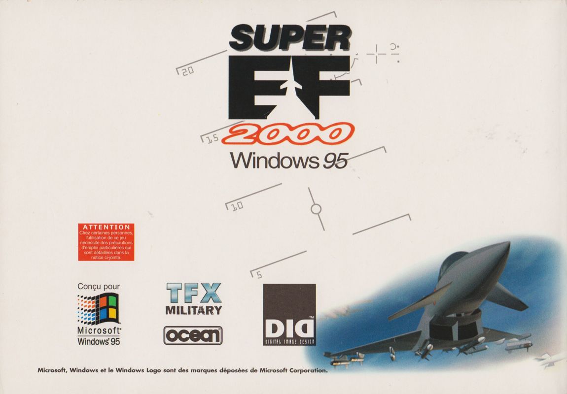 Manual for EF 2000: Special Edition (Windows): Back (286-page)