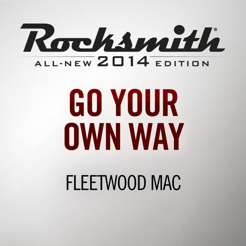 Front Cover for Rocksmith: All-new 2014 Edition - Fleetwood Mac: Go Your Own Way (PlayStation 3 and PlayStation 4) (PSN (SEN) release)