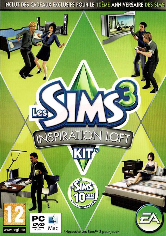 Front Cover for The Sims 3: High-End Loft Stuff (Macintosh and Windows)