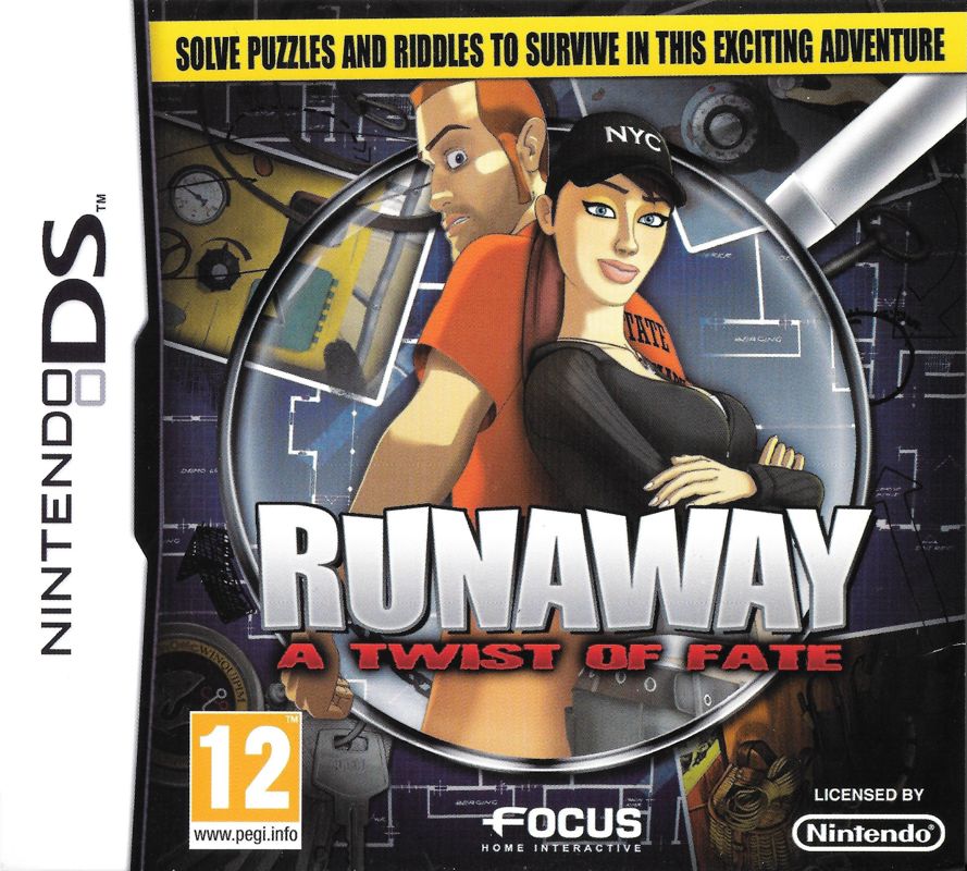 Front Cover for Runaway: A Twist of Fate (Nintendo DS)