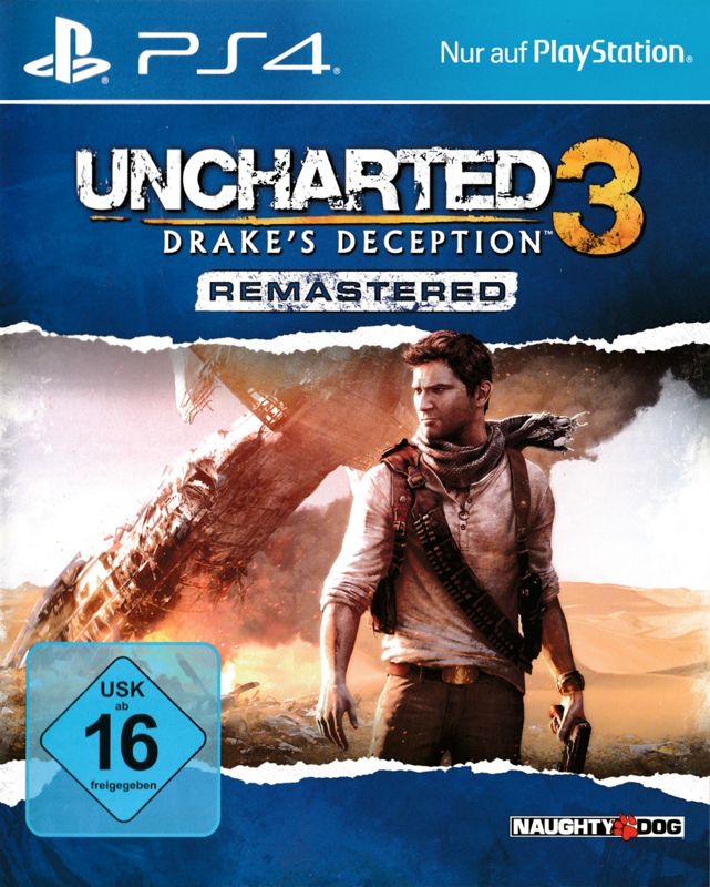 Front Cover for Uncharted 3: Drake's Deception (PlayStation 4)