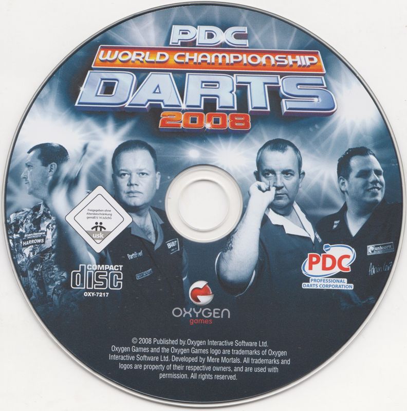 Media for PDC World Championship Darts 2008 (Windows)