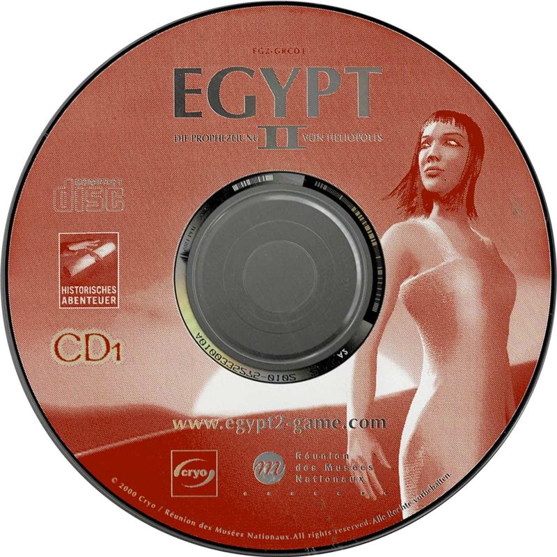 Media for Egypt II: The Heliopolis Prophecy (Windows): Disc 1