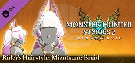 Front Cover for Monster Hunter: Stories 2 - Wings of Ruin: Rider's Hairstyle - Mizutsune Braid (Windows) (Steam release)