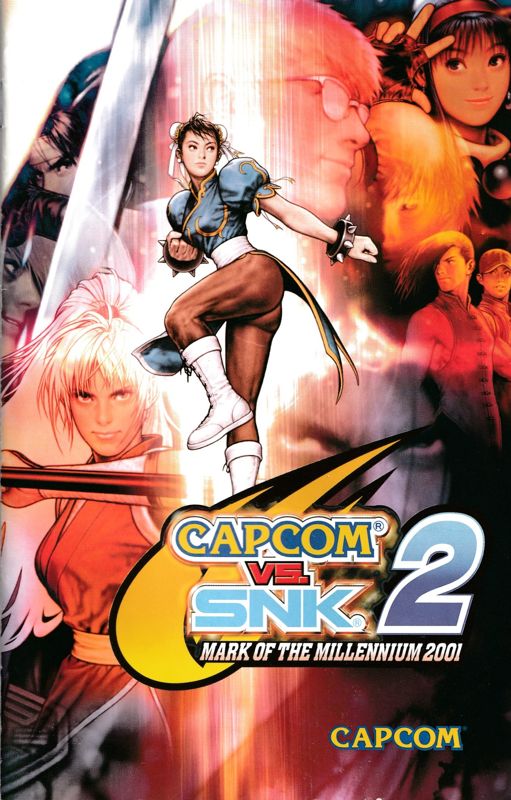 Manual for Capcom vs. SNK 2: Mark of the Millennium (PlayStation 2): Front